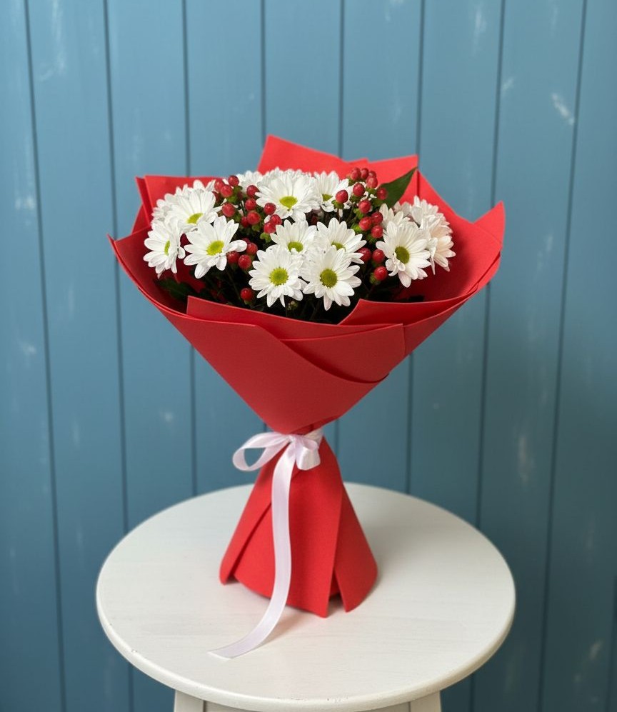 Букет цветов из: Хризантемы в Ассоколае