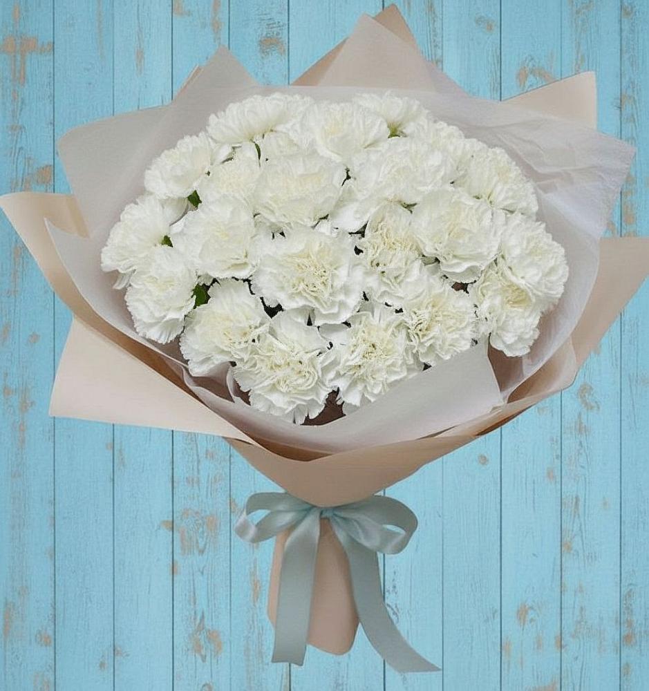 Букет цветов из: Гвоздики в Ассоколае