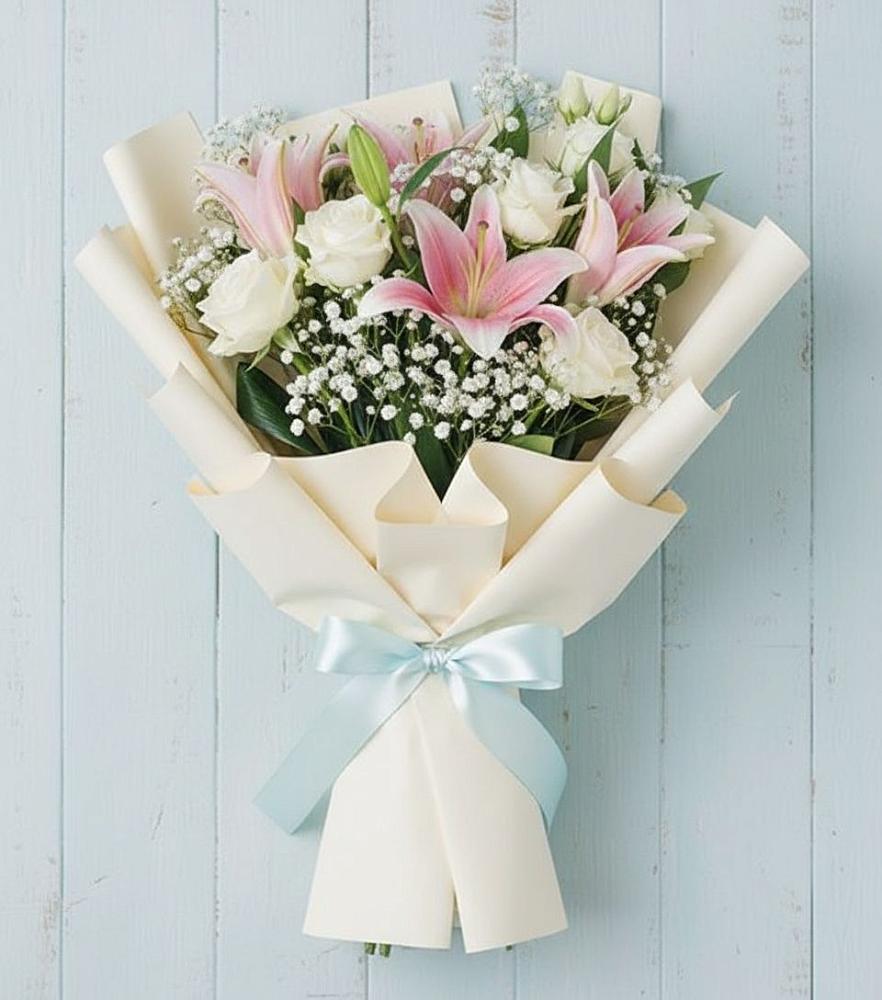 Букет цветов из: Лилии в Ассоколае