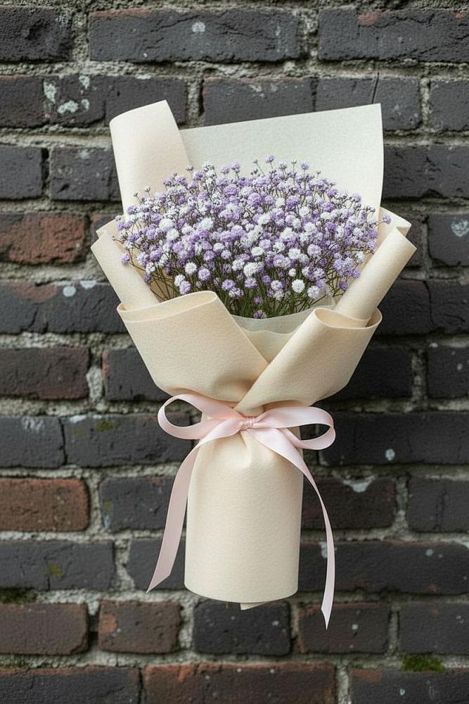 Букет цветов из: Гипсофила в Ассоколае