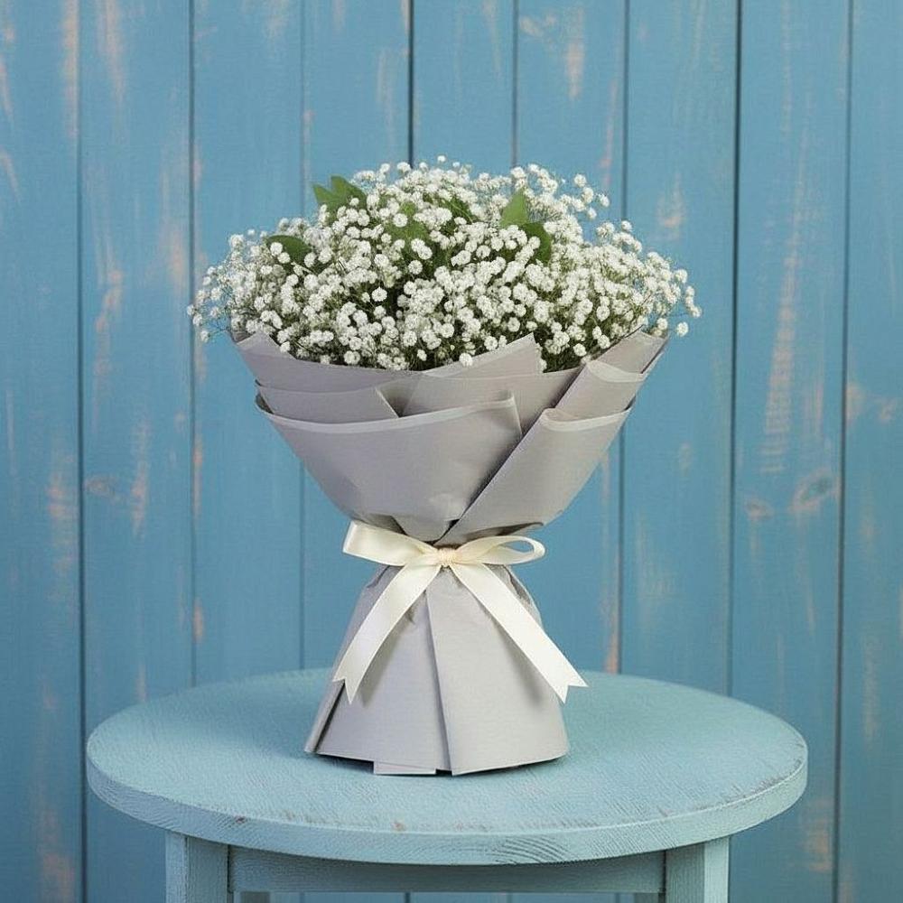 Букет цветов из: Гипсофила в Ассоколае