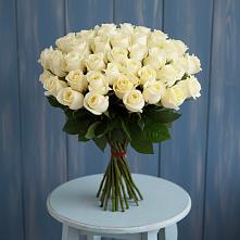 Букет 51 Белая роза Эдлесс Лав #REPLACE_PRED# Ассоколае