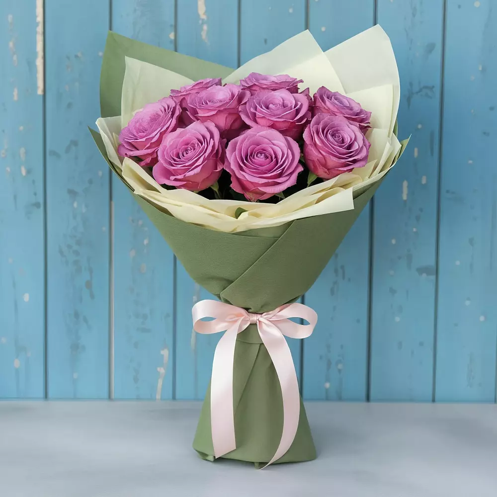 Букет Розы Фёрст Леди в Ассоколае