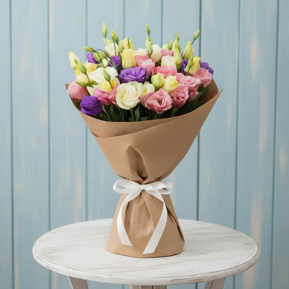 Букет цветов из: Лизиантусы в Ассоколае