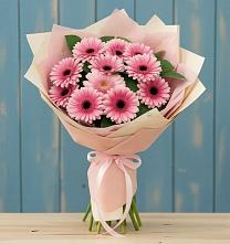 Букет цветов из:  Герберы #REPLACE_PRED# Ассоколае