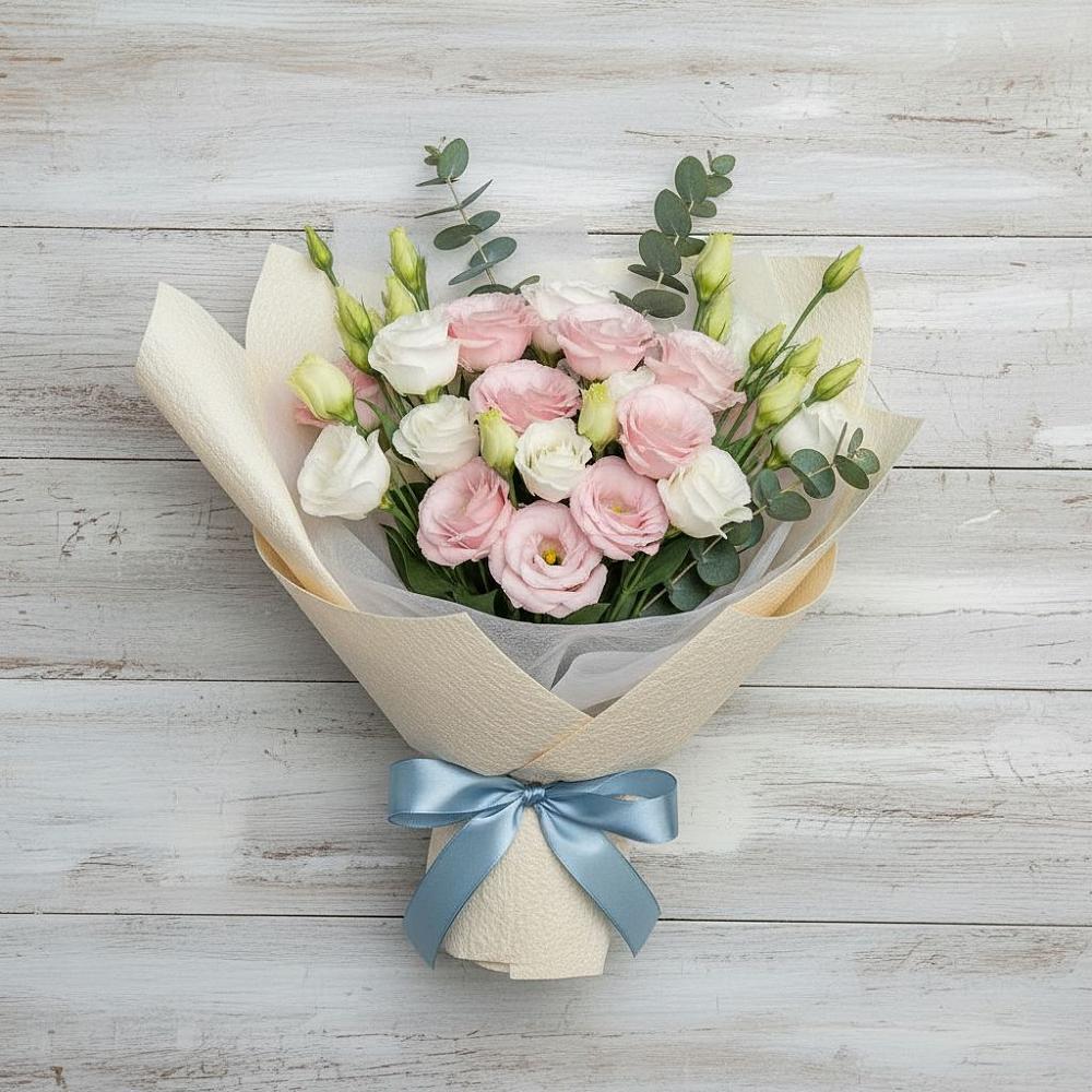 Букет цветов из: Лизиантусы в Ассоколае